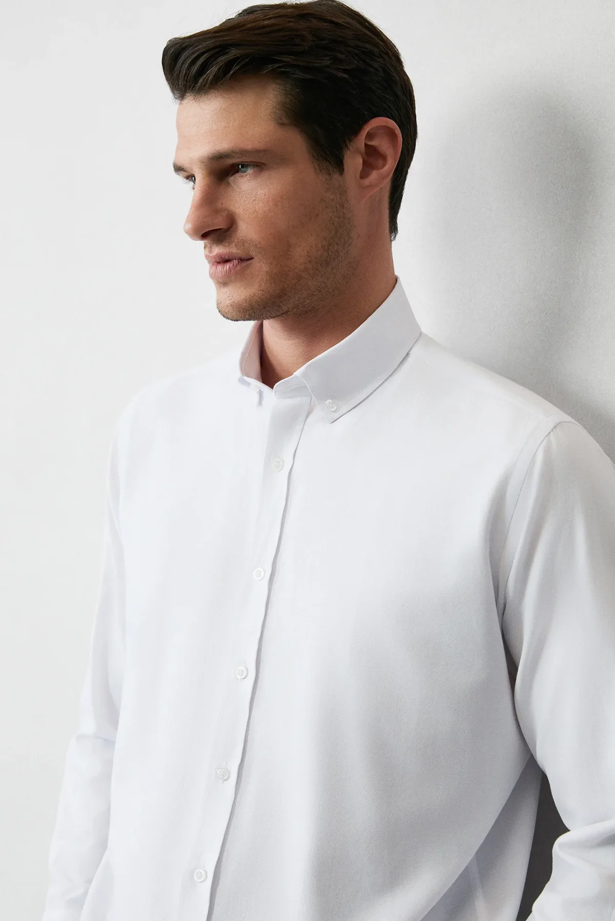 Slim Fit Oxford Gomlek