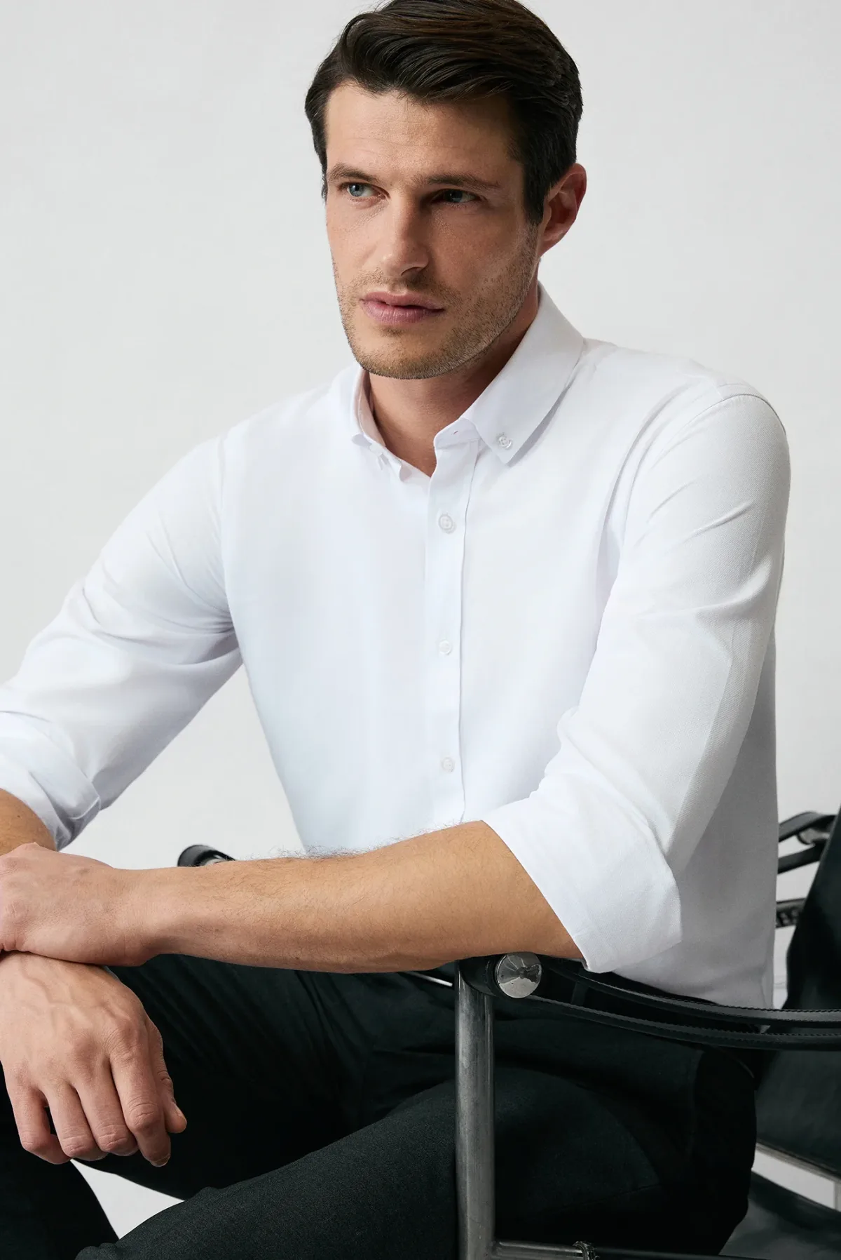 Slim Fit Oxford Gomlek